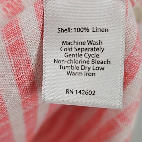 Sail To Sable Classic Sleeveless Tunic Dress in Pink Stripes - Size L - Picture 8 of 12